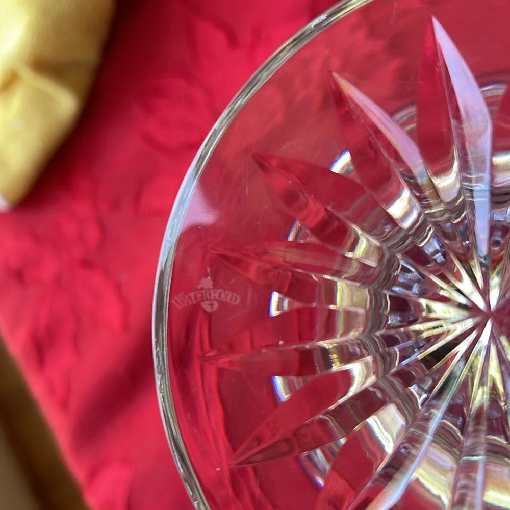 Waterford Crystal Starburst Footed Vase 8”